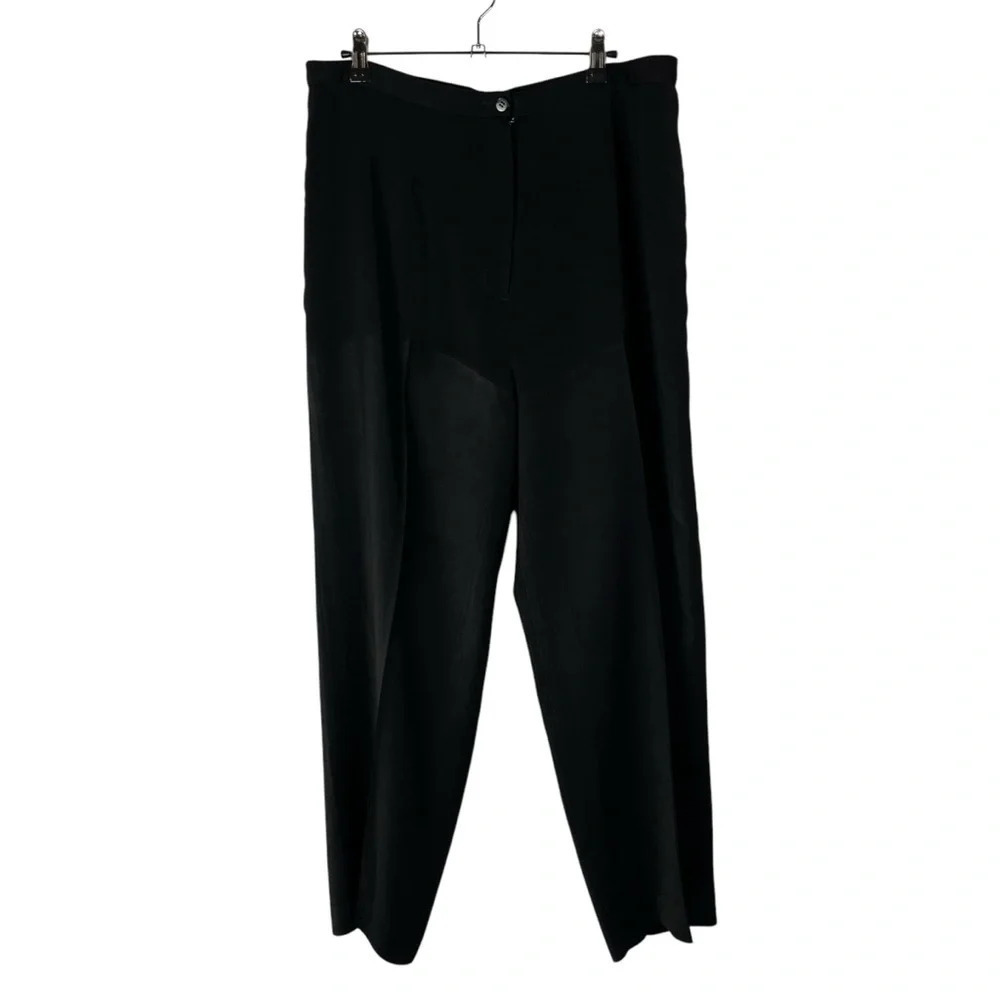 Focus 2000 Black Vintage Straight Leg Dress Pants 16